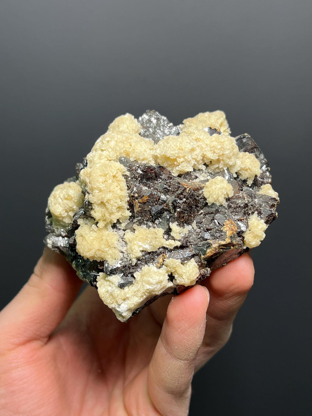Barite With Sphalerite Specimen, 592gram - Crystal Gemstone AE 