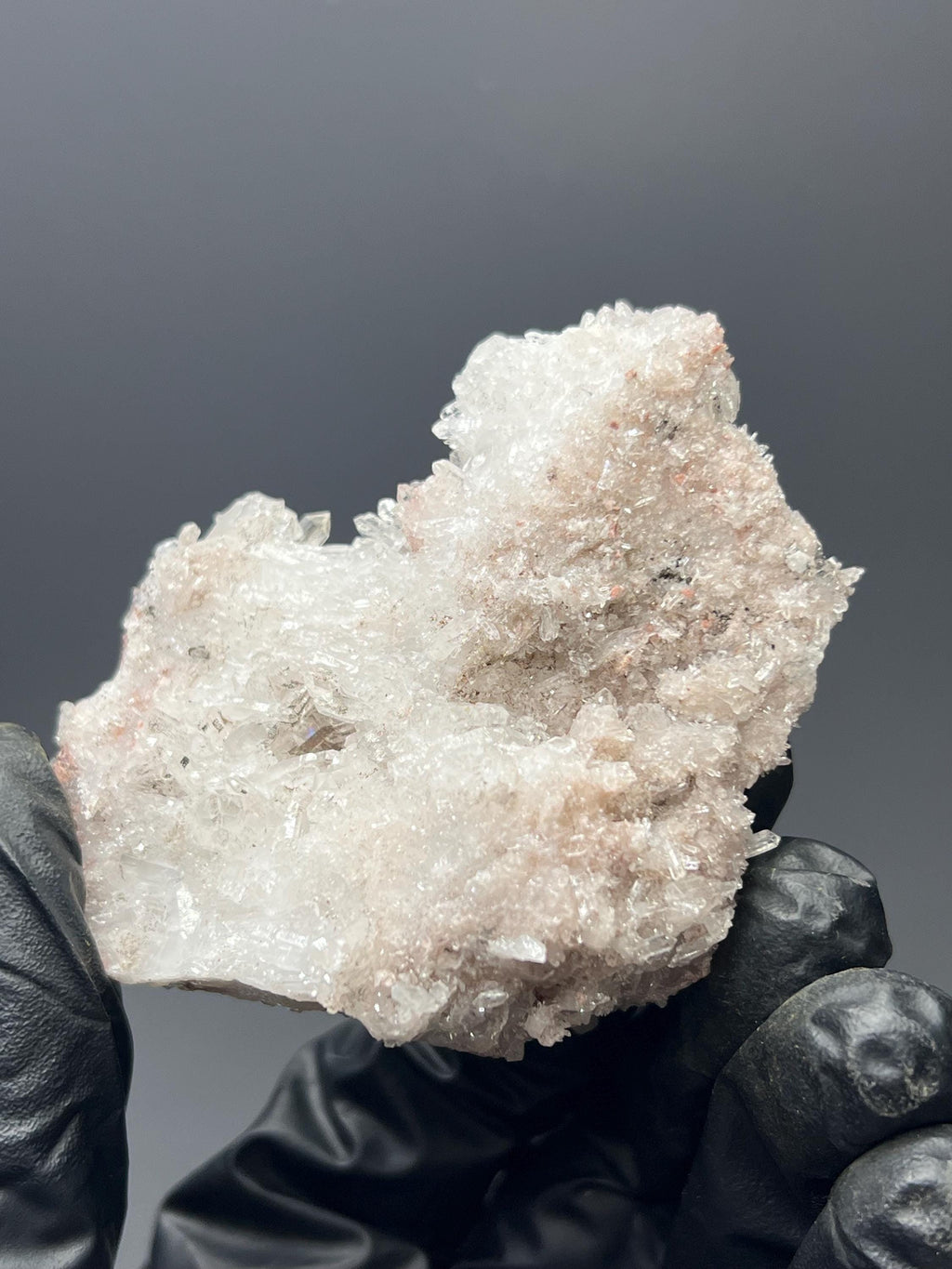 Pink Lemurian Quartz Cluster - Crystal Gemstone AE 