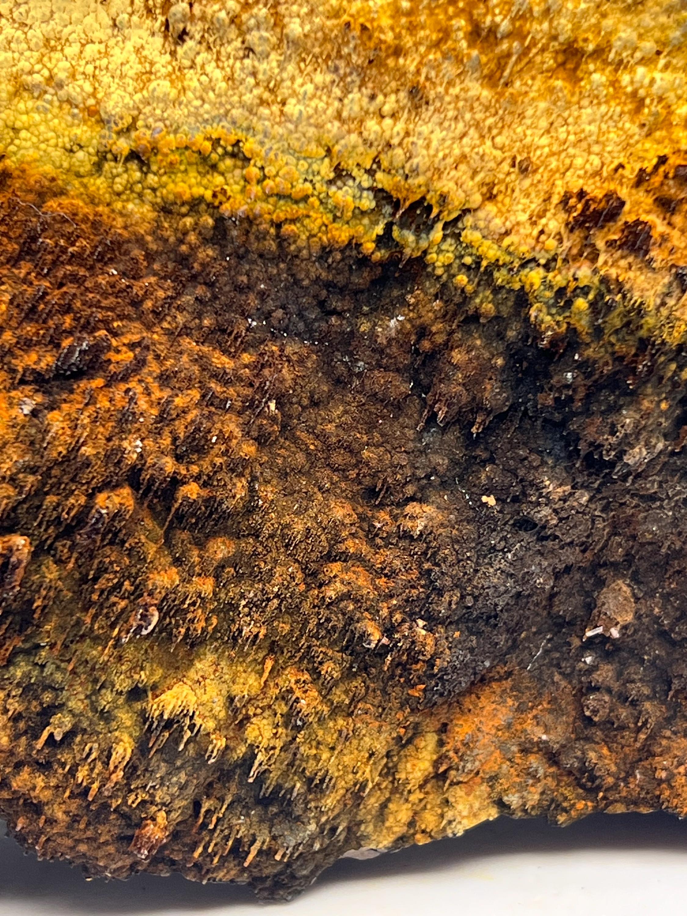 Limonite And Specularite On Stalactite Botryoidal Formation Goethite - Crystal Gemstone AE 