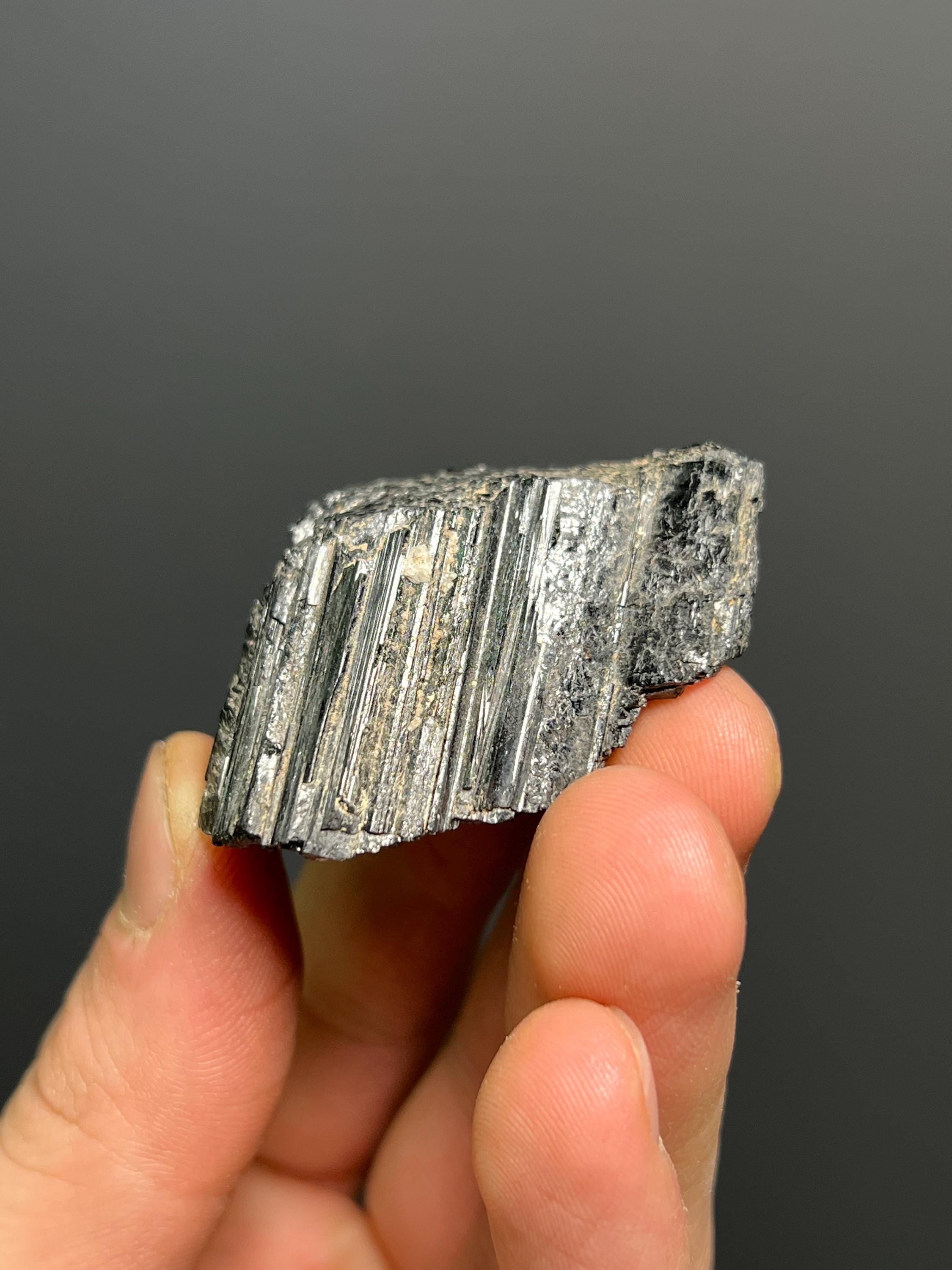 Black Tourmaline - Afghanistan - Crystal Gemstone AE 