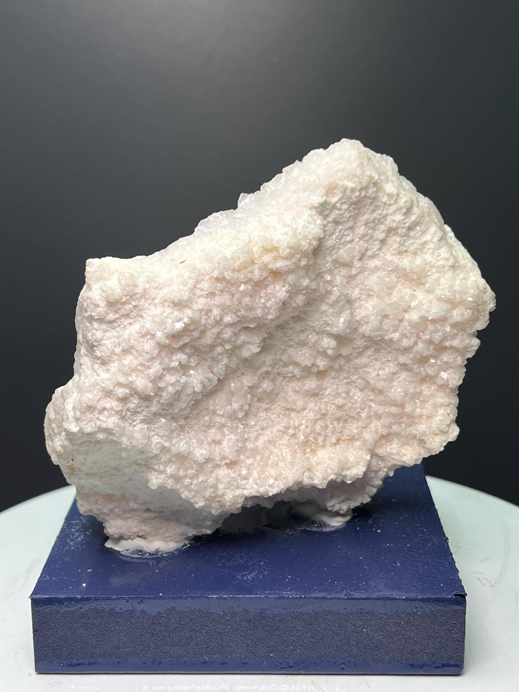 Pink Rhodocrosite With Calcite Specimen - Crystal Gemstone AE 
