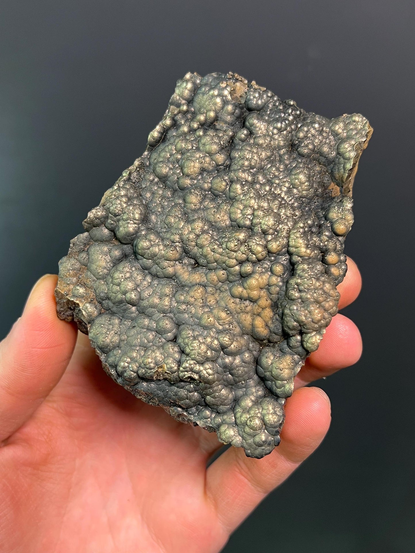 "Museum Grade" Golden Color Botryoidal Goethite - Crystal Gemstone AE 