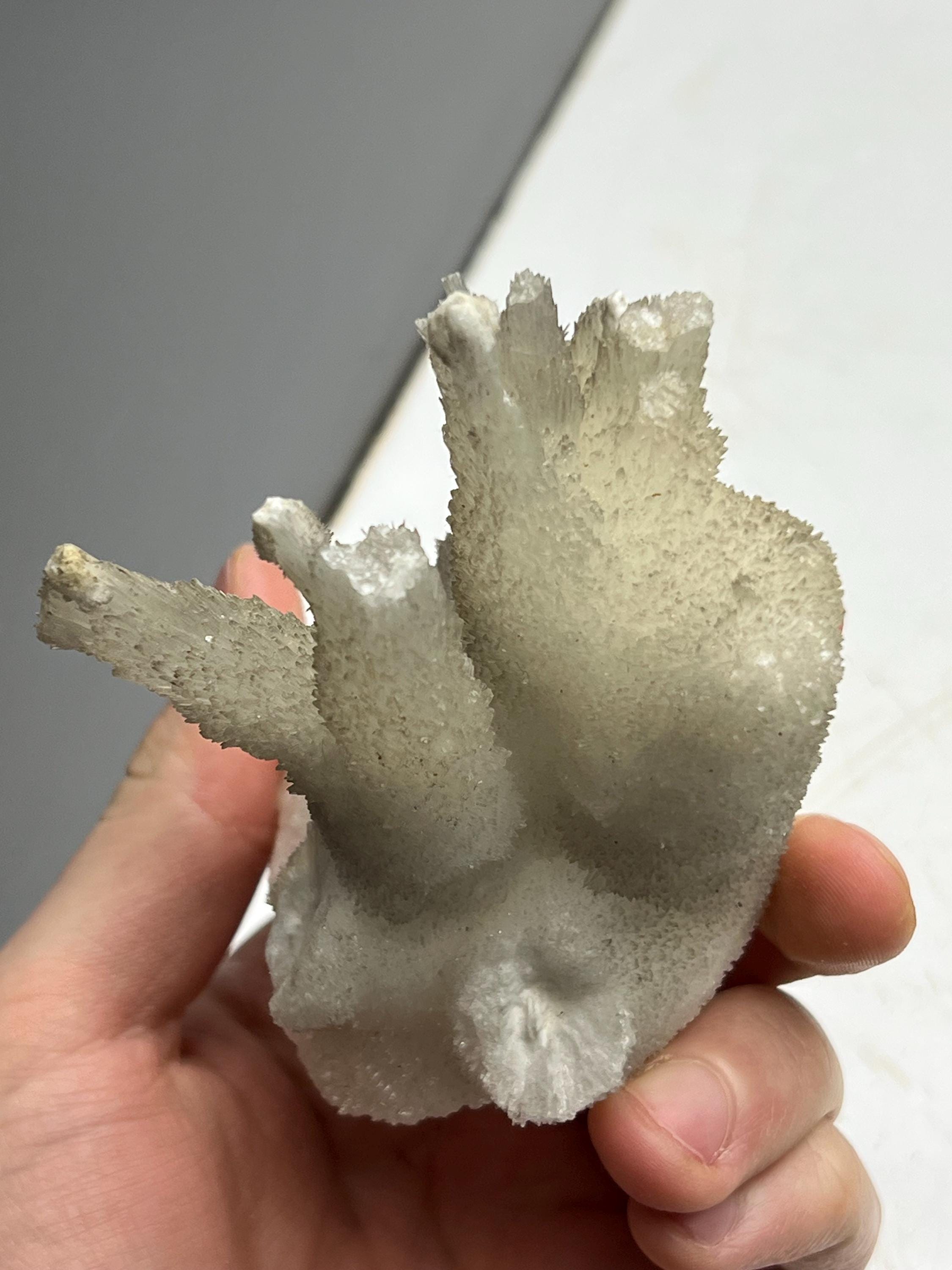 Very Showy Stalactite Aragonite Mineral, From Turkey - Crystal Gemstone AE 