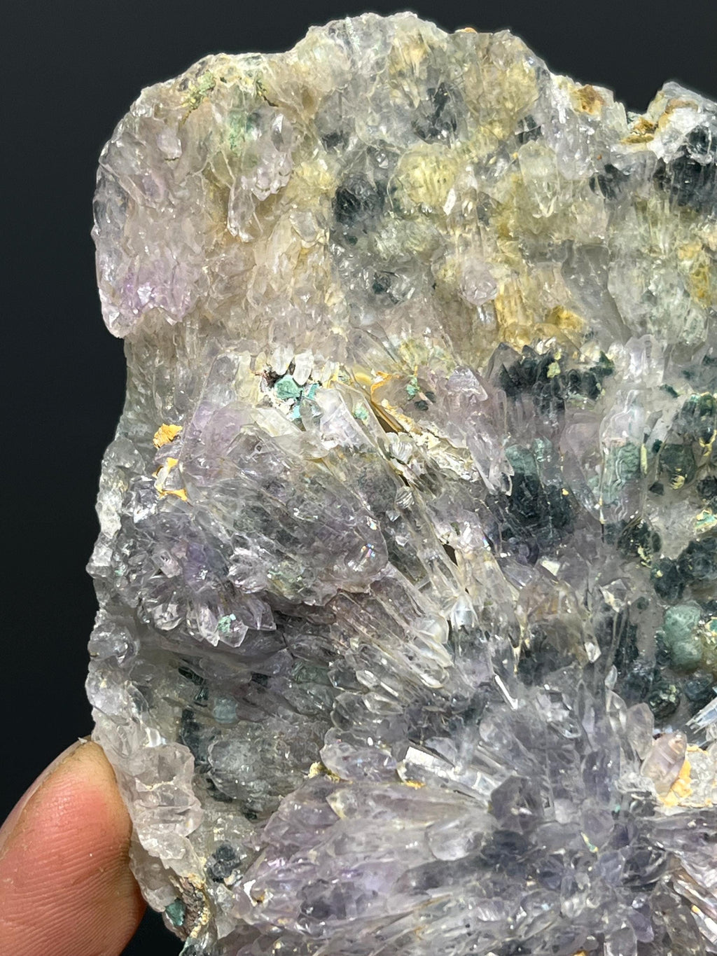 Flower Amethyst Quartz - Brazil - Crystal Gemstone AE 