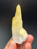 Calcite With Yellow Crystal Quartz - Crystal Gemstone AE 
