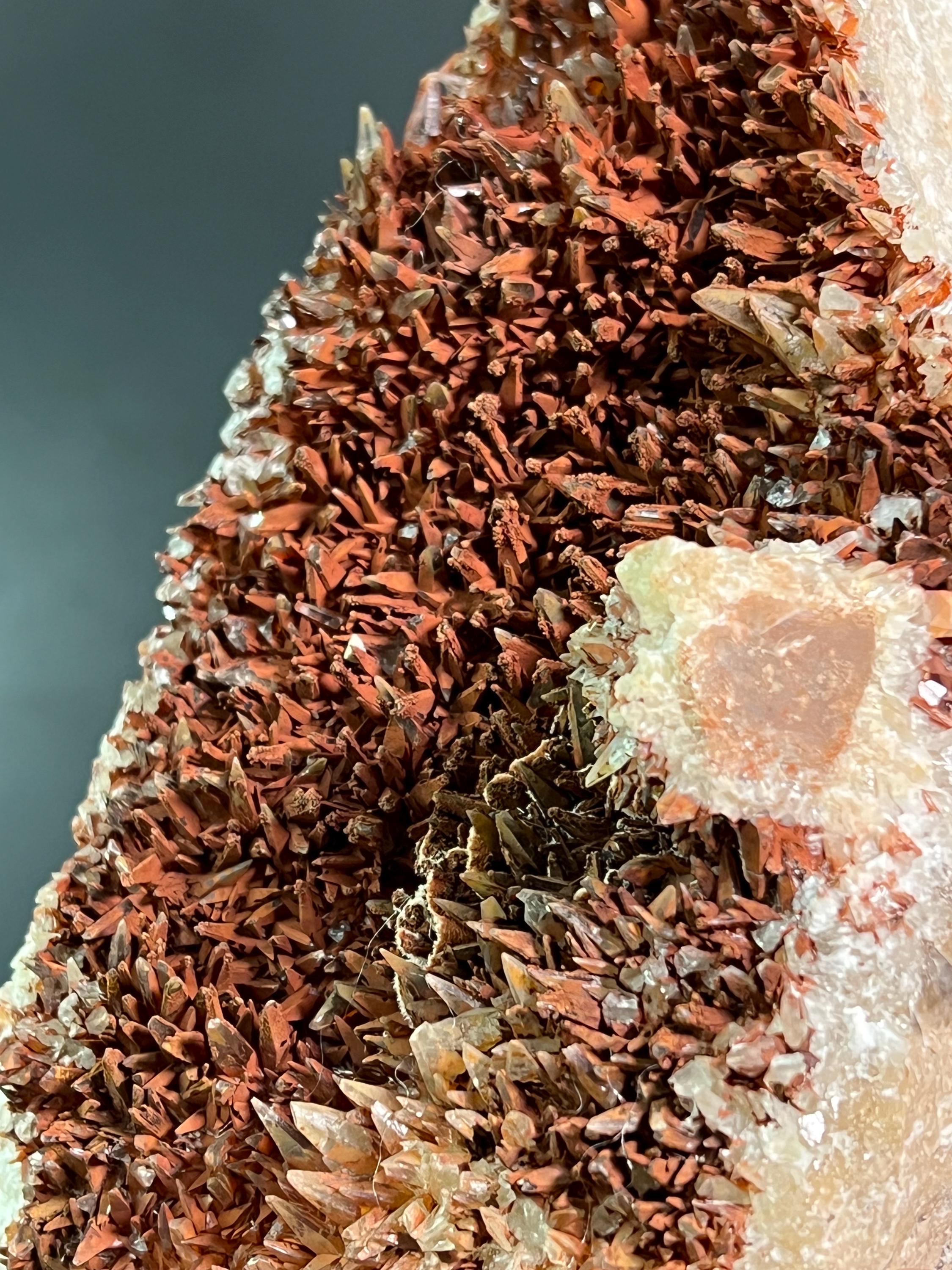 Two Sided Special Red Crystal Calcite - Crystal Gemstone AE 