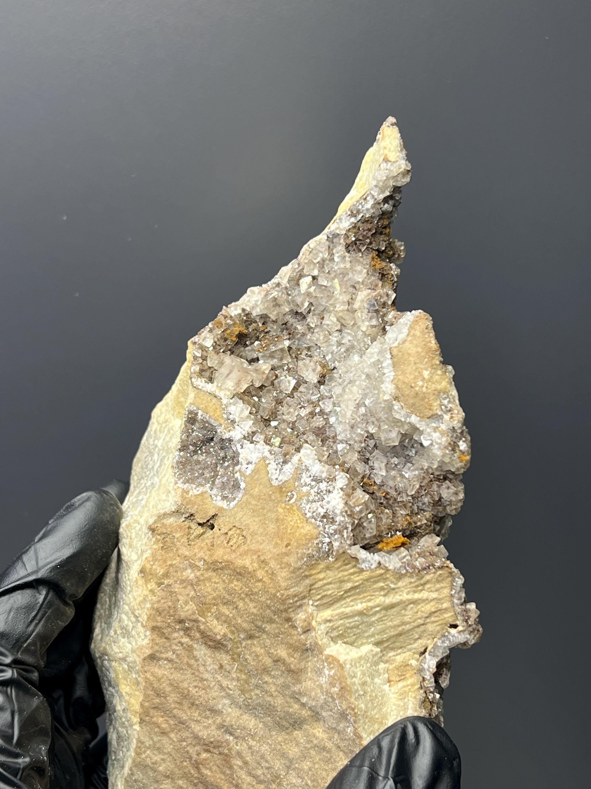 Clear Crystal Calcite Specimen - Crystal Gemstone AE 