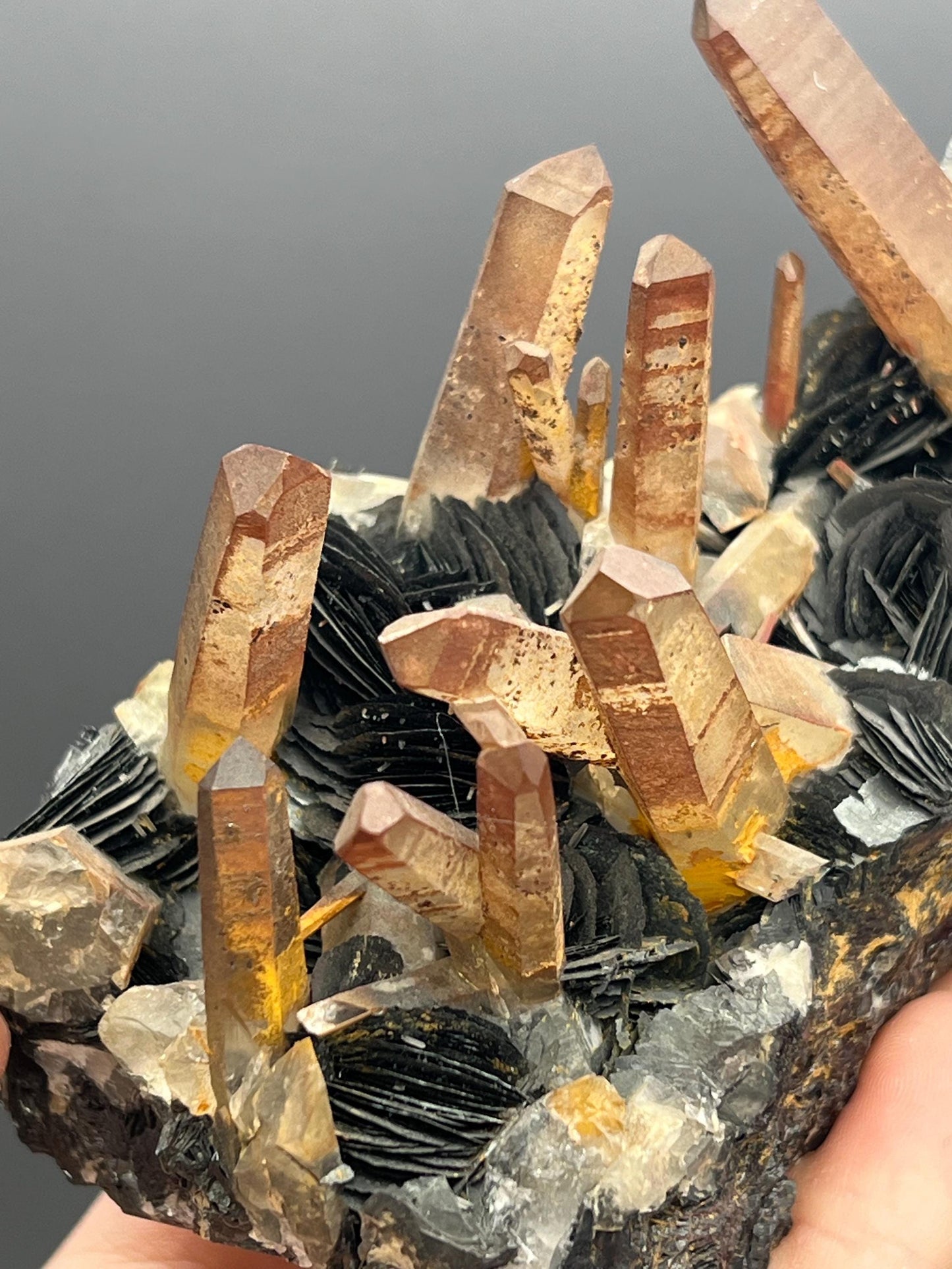 Rose Hematite Quartz, From China