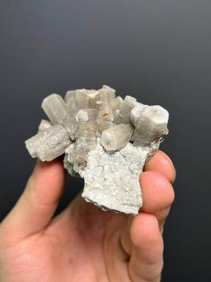 Hexagonal Columnar Calcite Crystal Cluster - China