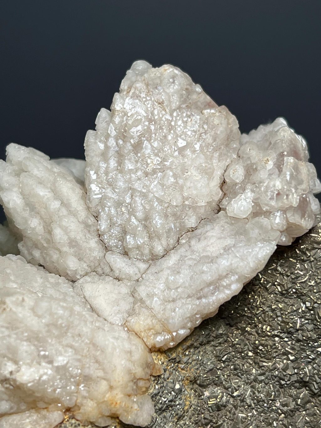 Calcite With Pyrite Specimen - Peru - Crystal Gemstone AE 