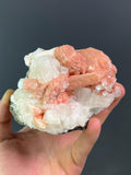 Pink Halite With Apophyllite - Crystal Gemstone AE 