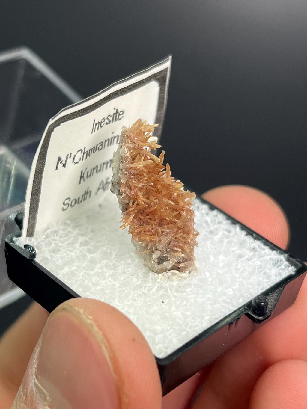 Top Grade Inesite Specimen - Crystal Gemstone AE 