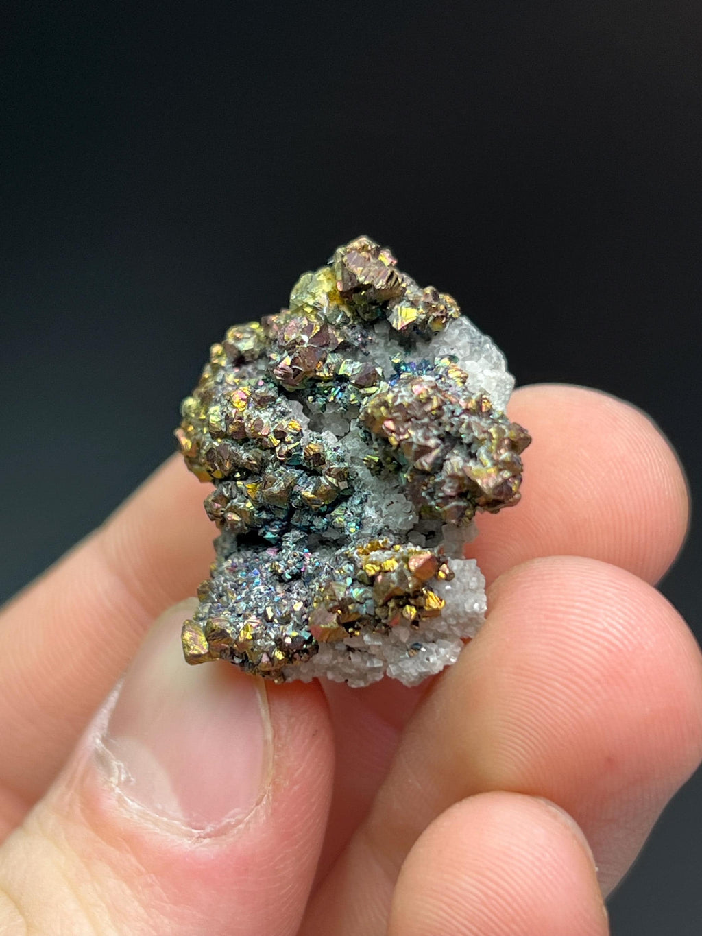 Specific Chalcopyrite Specimen - Crystal Gemstone AE 
