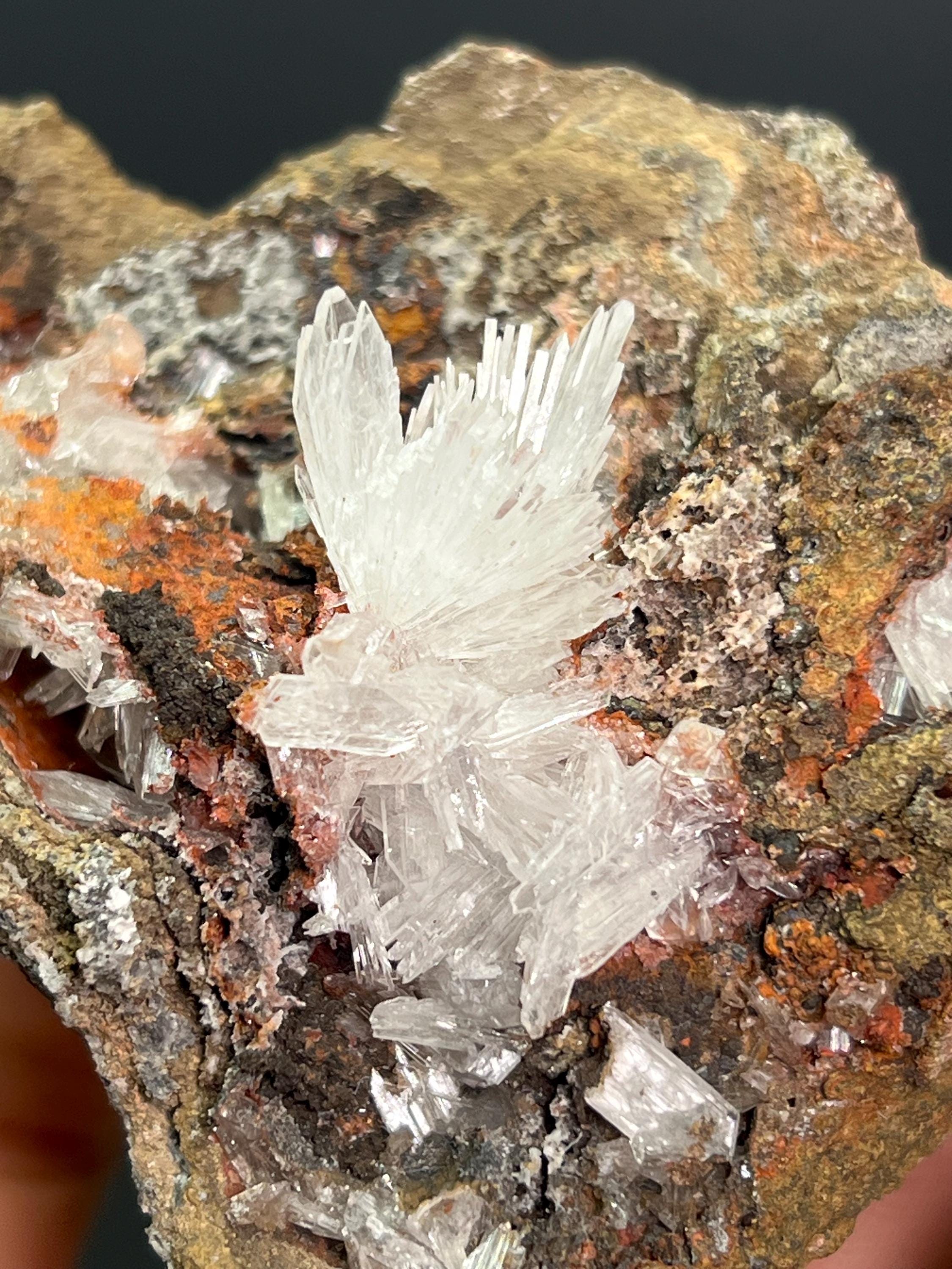 Hemimorphite Crystals Specimen - Crystal Gemstone AE 