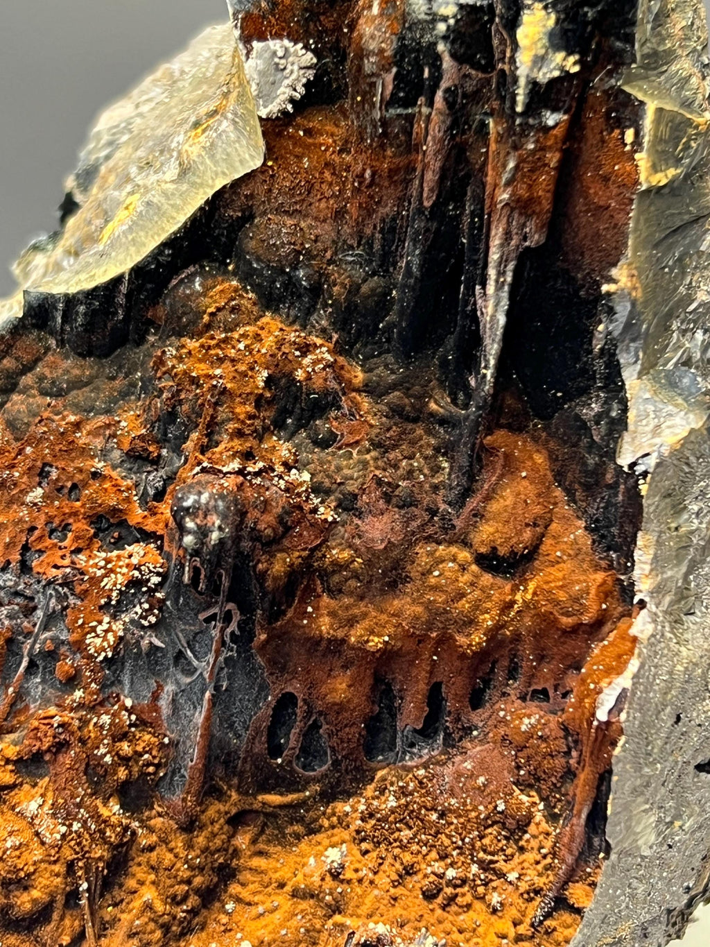 Museum Grade, Very Showy Limonite And Specularite With Stalactites Goethite Specimen - Crystal Gemstone AE 