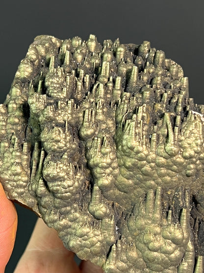 "Museum Grade" Golden Color Stalactite Goethite - Crystal Gemstone AE 