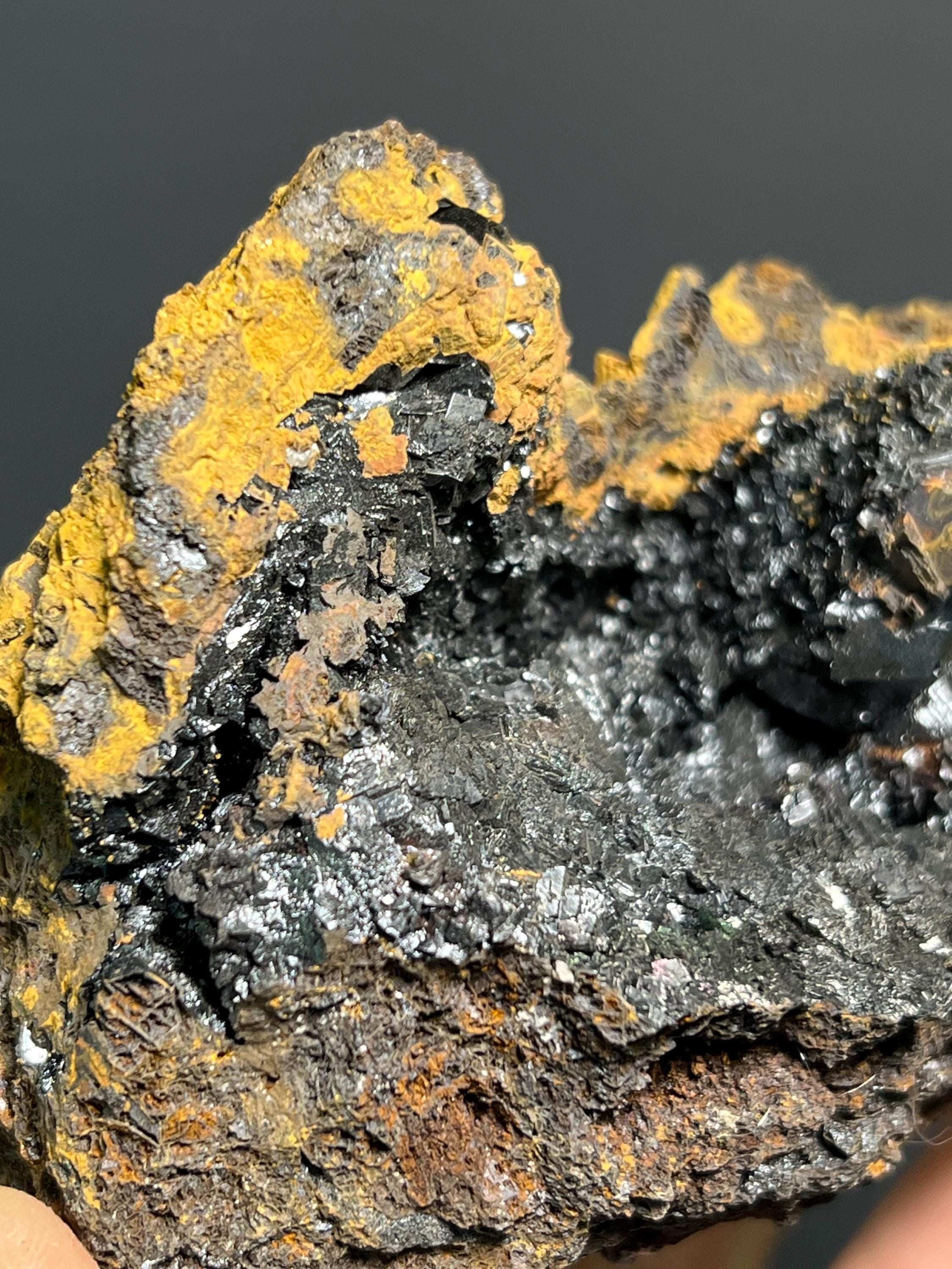 Very Unique, Limonite With Iron Siderite Specimen, 278gram - Crystal Gemstone AE 