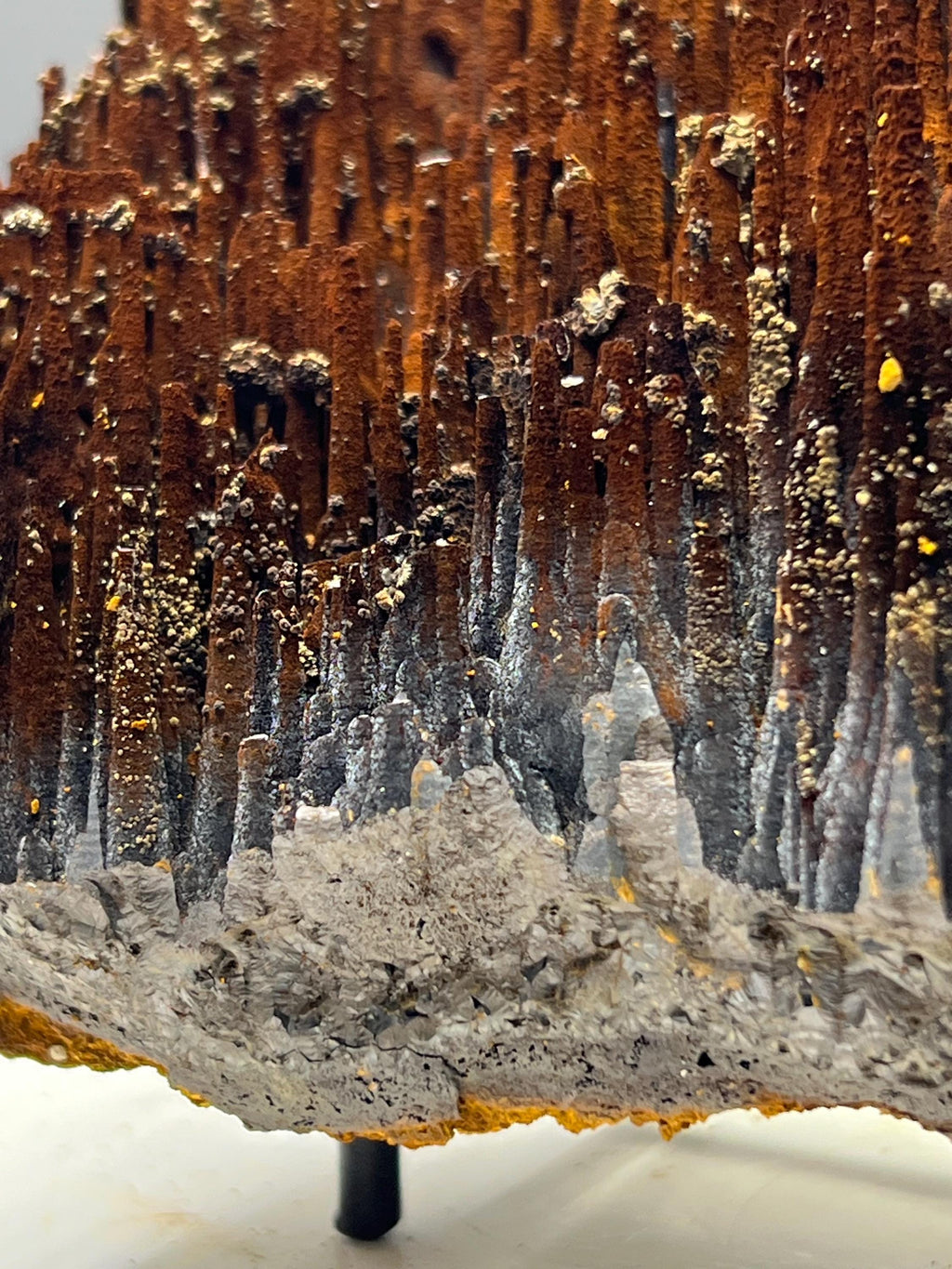 Museum Grade Limonite With Velvet Function Stalactite Goethite - Crystal Gemstone AE 
