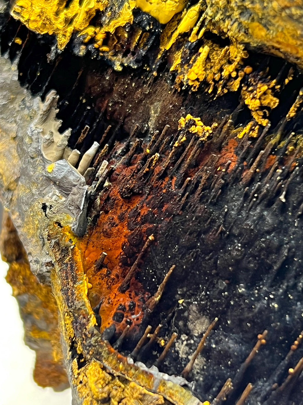 Very Showy Special Limonite And Specularite With Stalactite Goethite Specimen, For Special Collection - Crystal Gemstone AE 