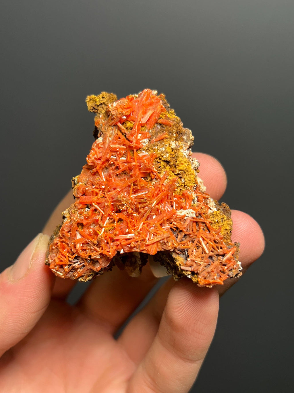 Crocoite Specimen, 64gram - Crystal Gemstone AE 