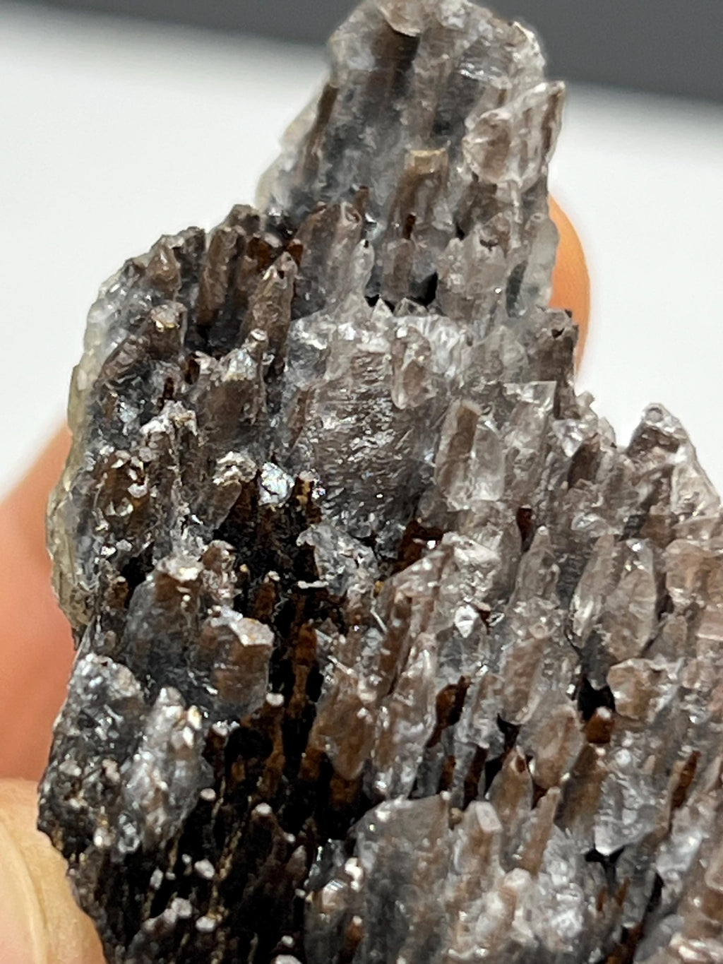 Very Special, Crystal Calcite and limonite with stalactite hematite, From Turkey - Crystal Gemstone AE 