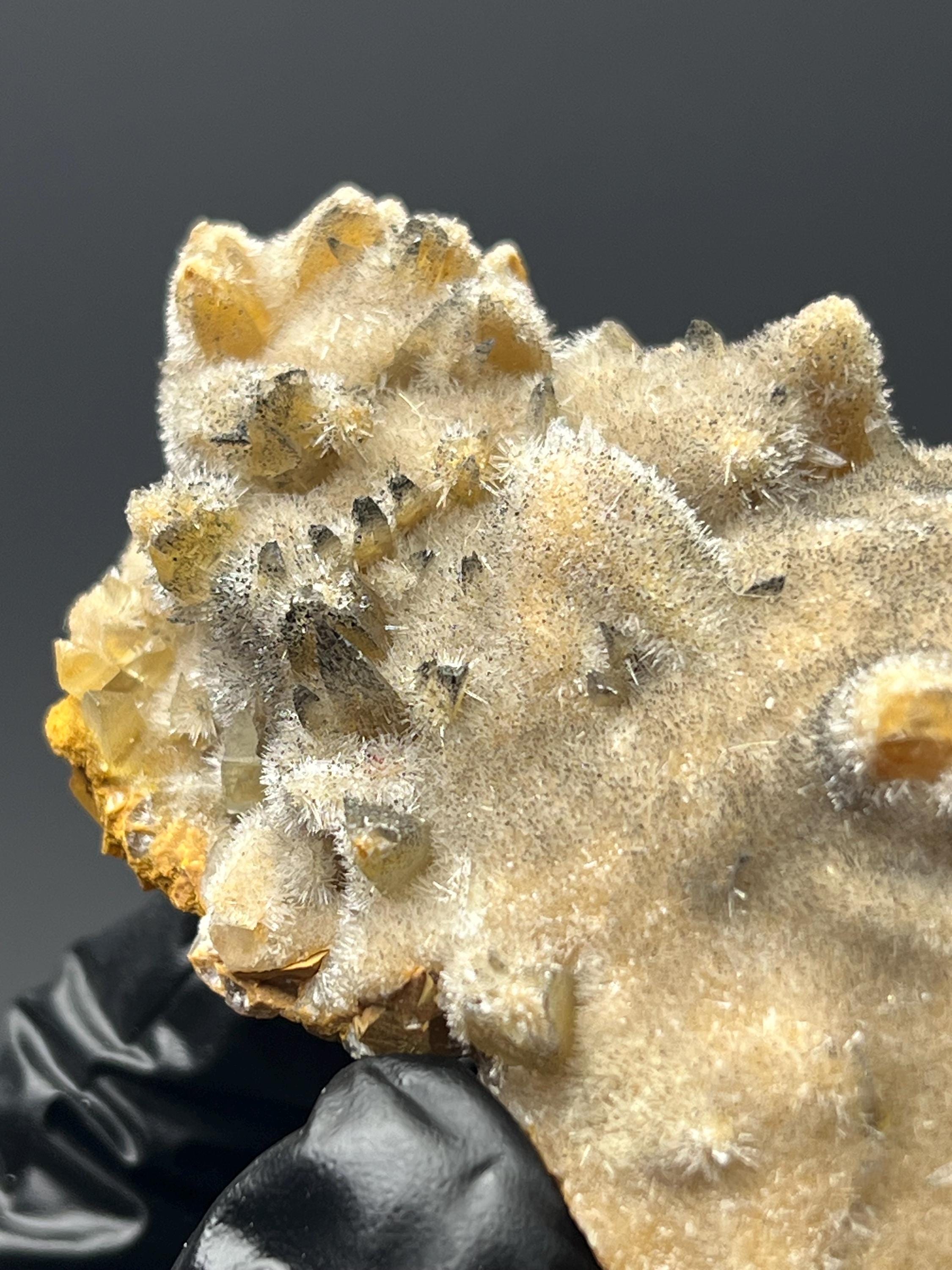 Double Sided Feather Crystal Calcite - Crystal Gemstone AE 