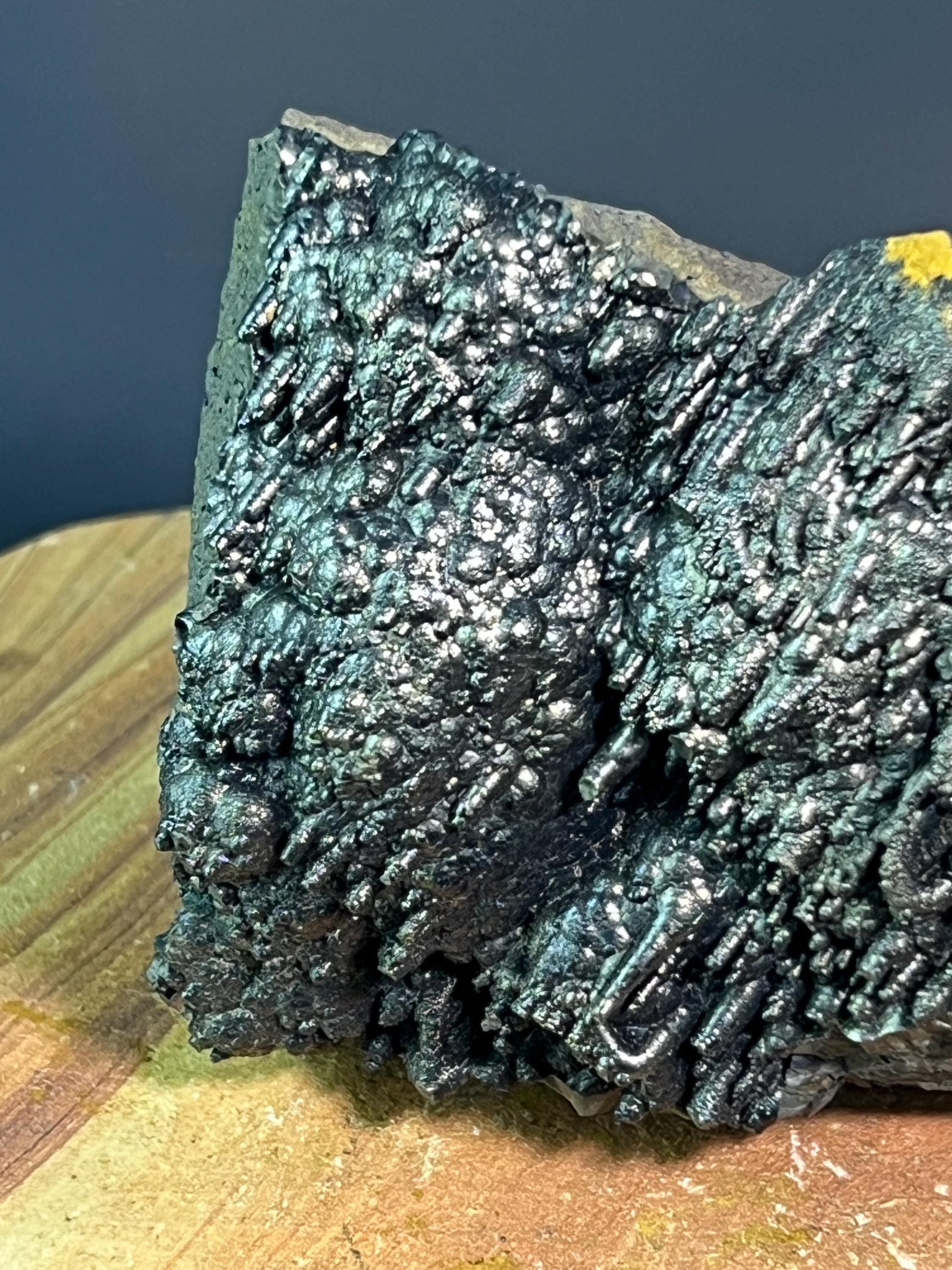 "Museum Grade" Stalactite And Botryoidal Formation Golden Color Goethite - Crystal Gemstone AE 
