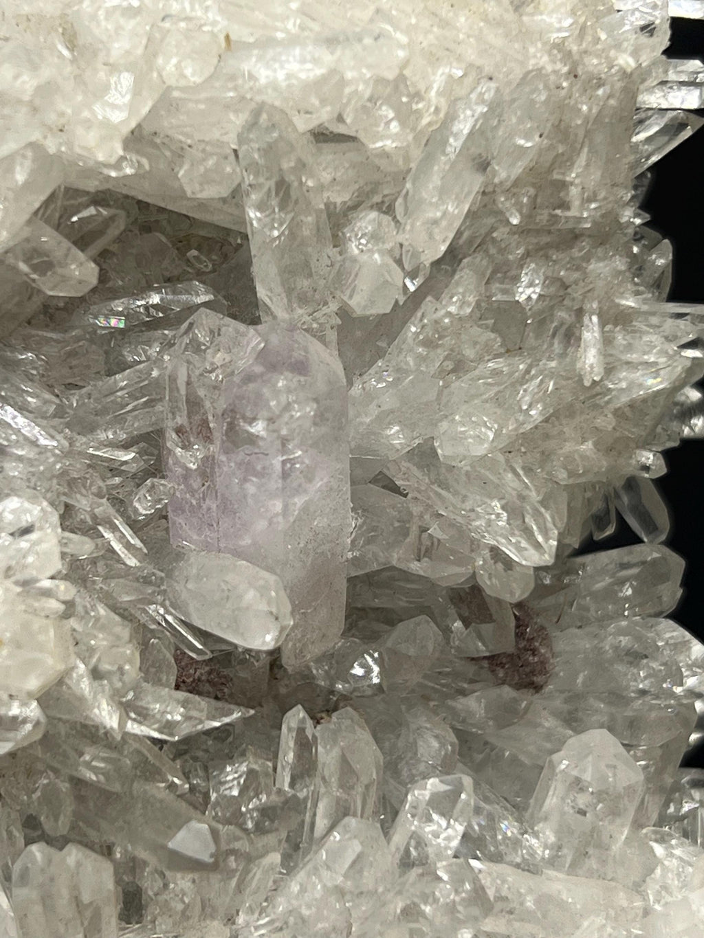 Lilac Himalayan Clear Crystal Quartz Specimen - Crystal Gemstone AE 
