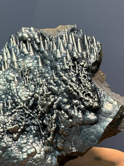 Museum Grade Golden Color Stalactite Goethite, For Special Collection - Crystal Gemstone AE 