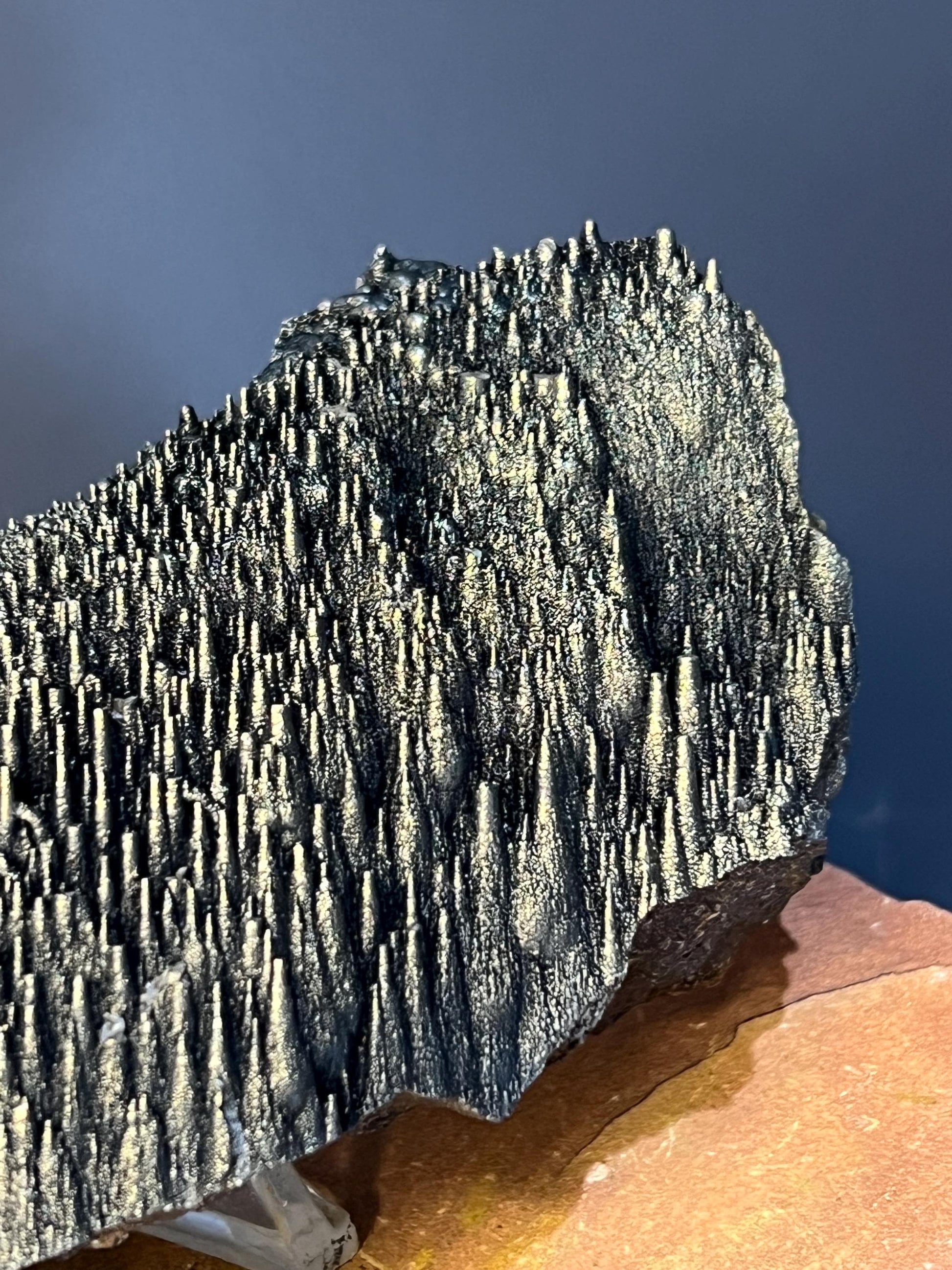 Museum Grade, Very Very Showy Golden Color Stalactite Goethite Specimen, For Special Collection - Crystal Gemstone AE 