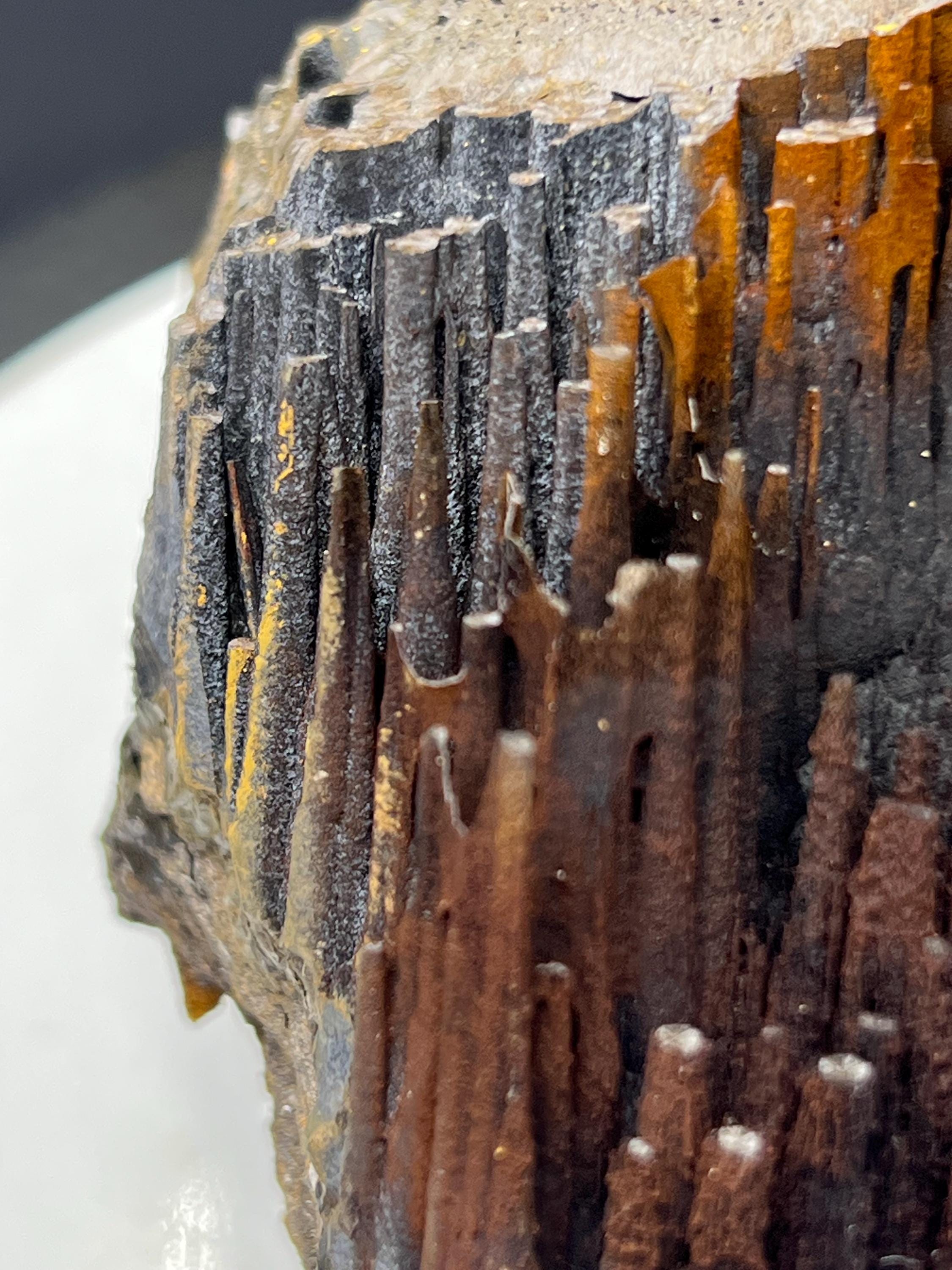 Limonite With Velvet Function Stalactite Goethite, For Special Collection - Crystal Gemstone AE 