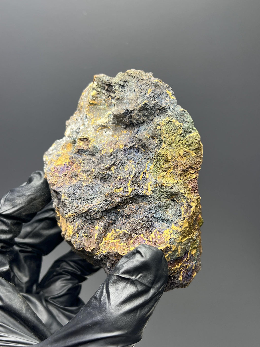 Natural Colourful Iridescent Goethite - Crystal Gemstone AE 