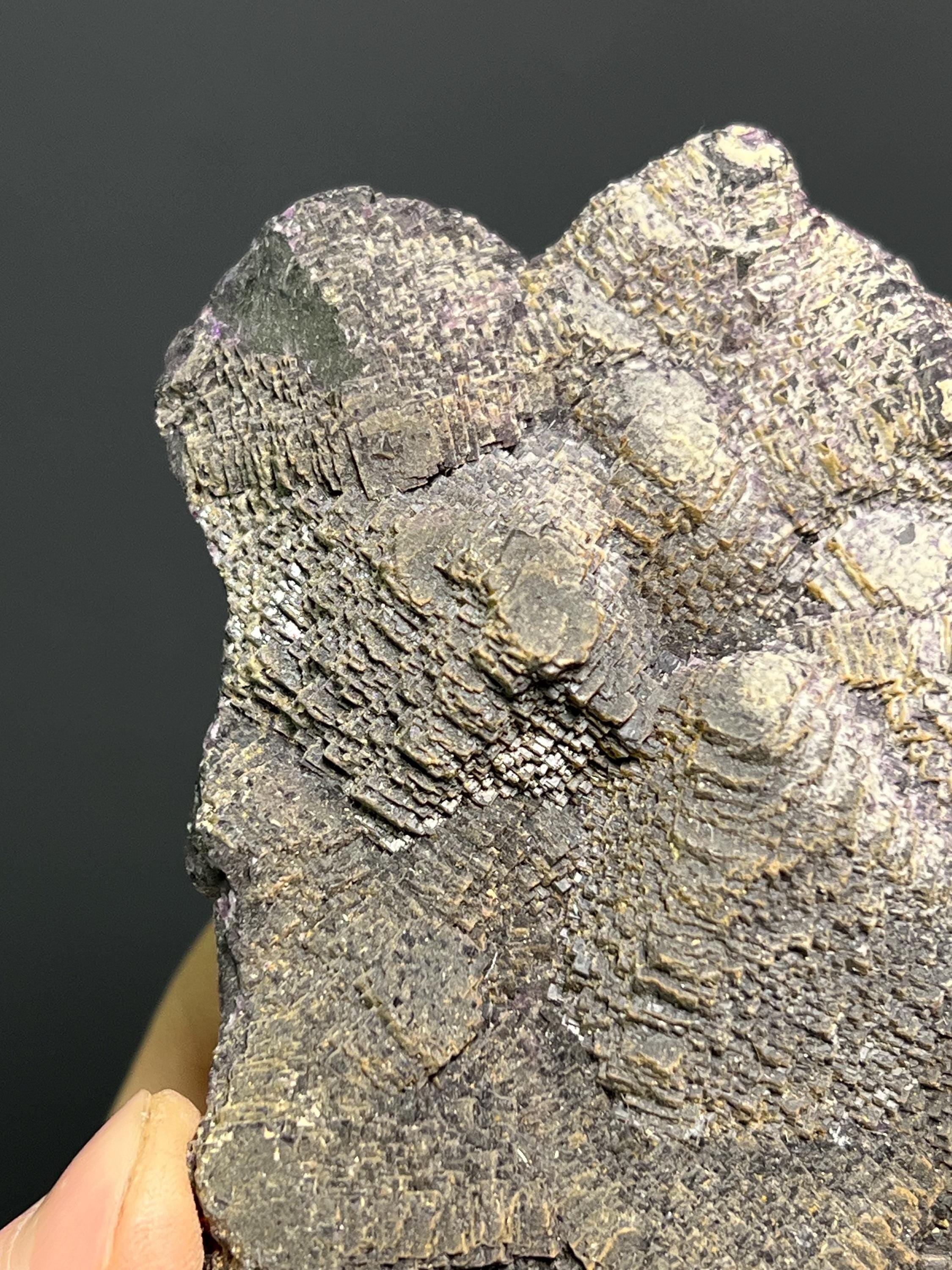 Very Special Purple Fluorite Specimen, 260gram - Crystal Gemstone AE 
