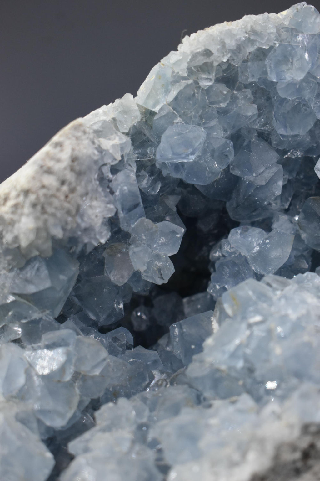 Blue Celestine Crystal - Crystal Gemstone AE 