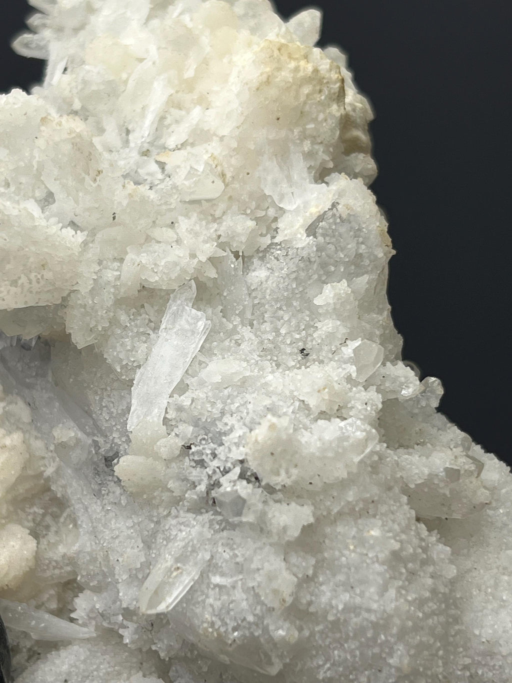 Druzy Crystal Calcite And Crystal Quartz With Sphalerite - Crystal Gemstone AE 
