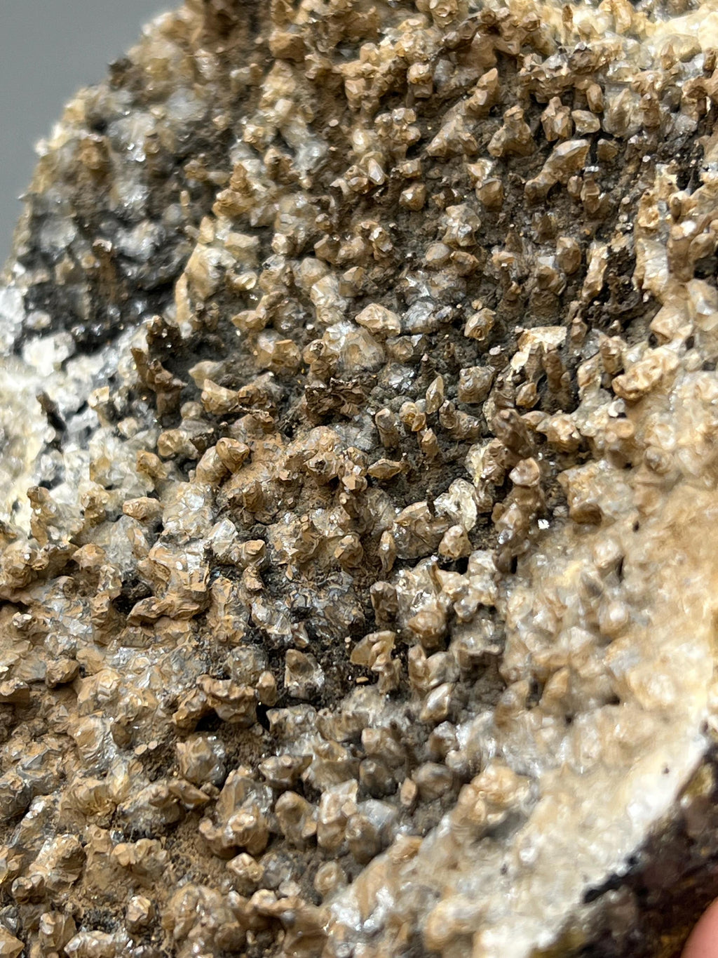 Very Special, Crystal Calcite On Hematite Small Stalactites, Special Collection Piece - Crystal Gemstone AE 