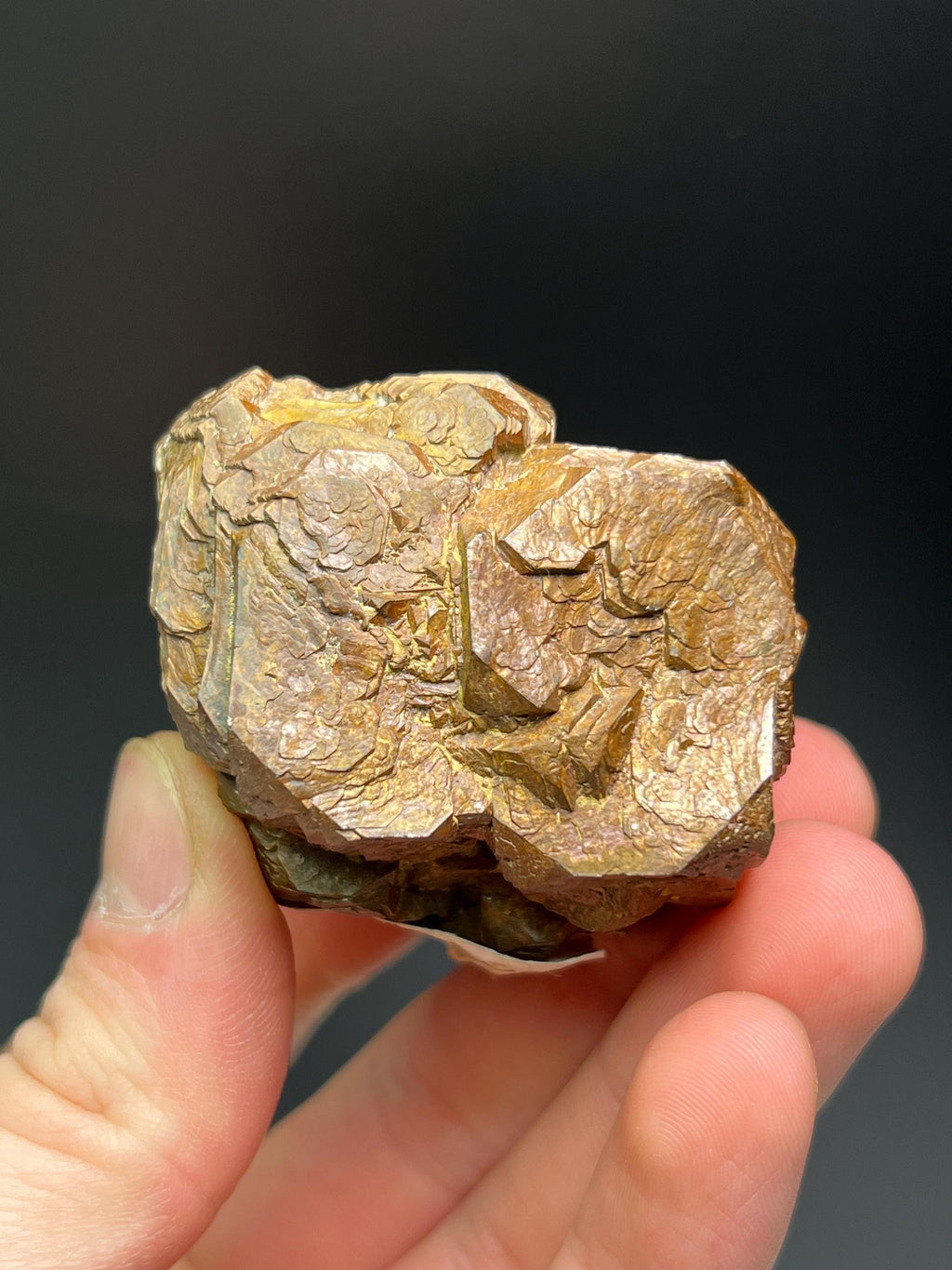 Limonite Pseudomorph After Pyrite - Crystal Gemstone AE 