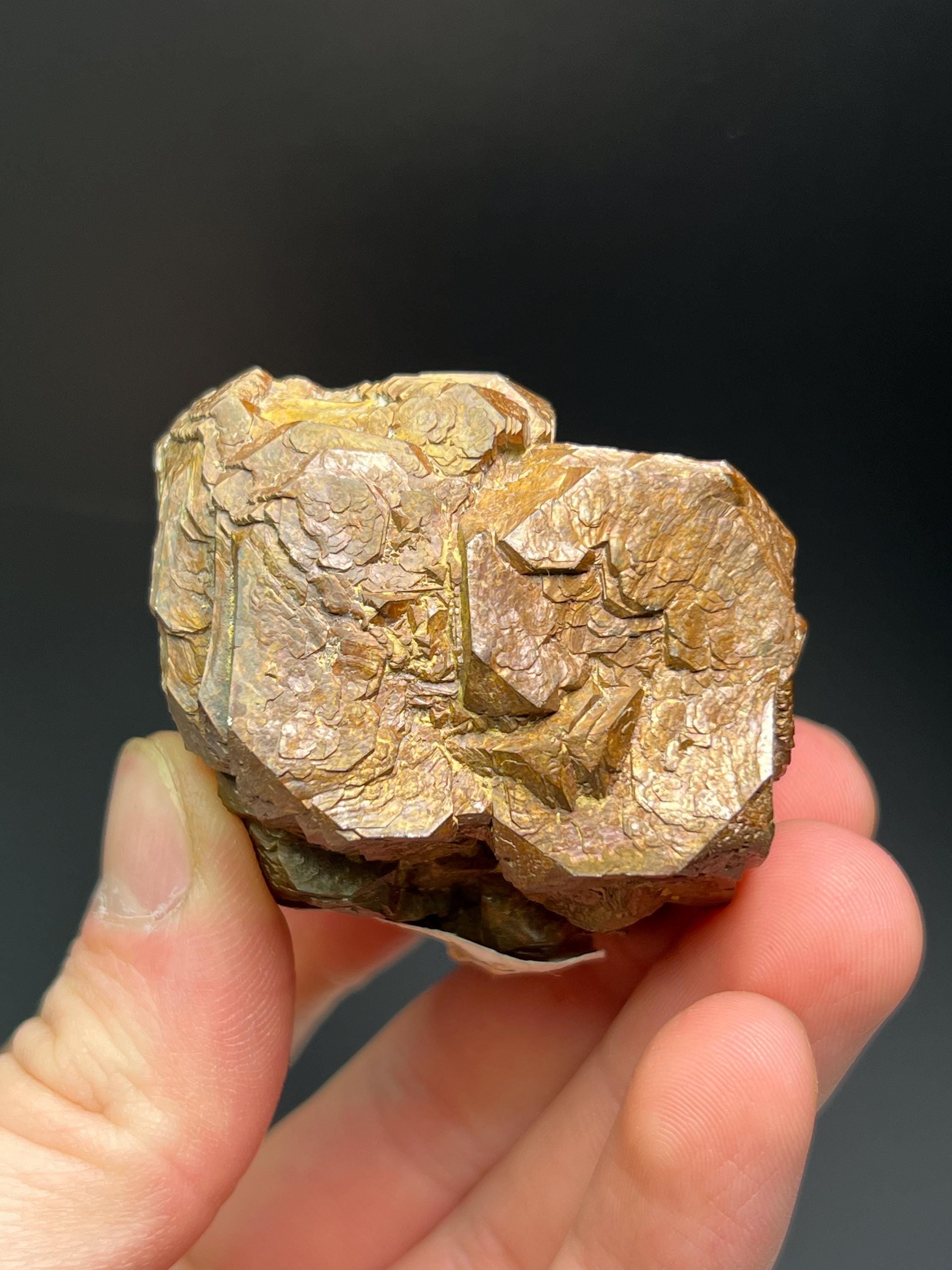 Limonite Pseudomorph After Pyrite - Crystal Gemstone AE 