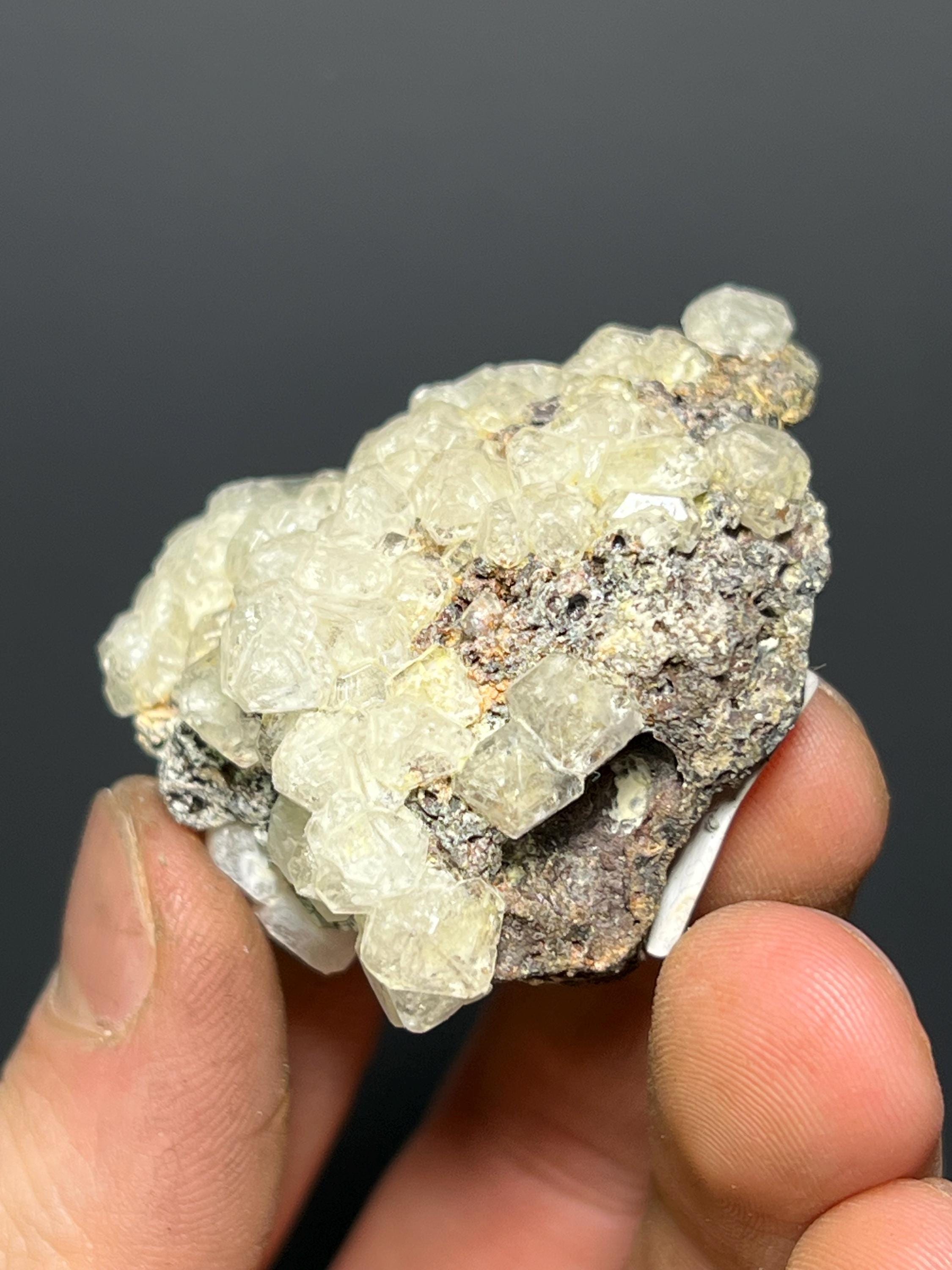 Cuprian Adamite Specimen, 30gram - Crystal Gemstone AE 
