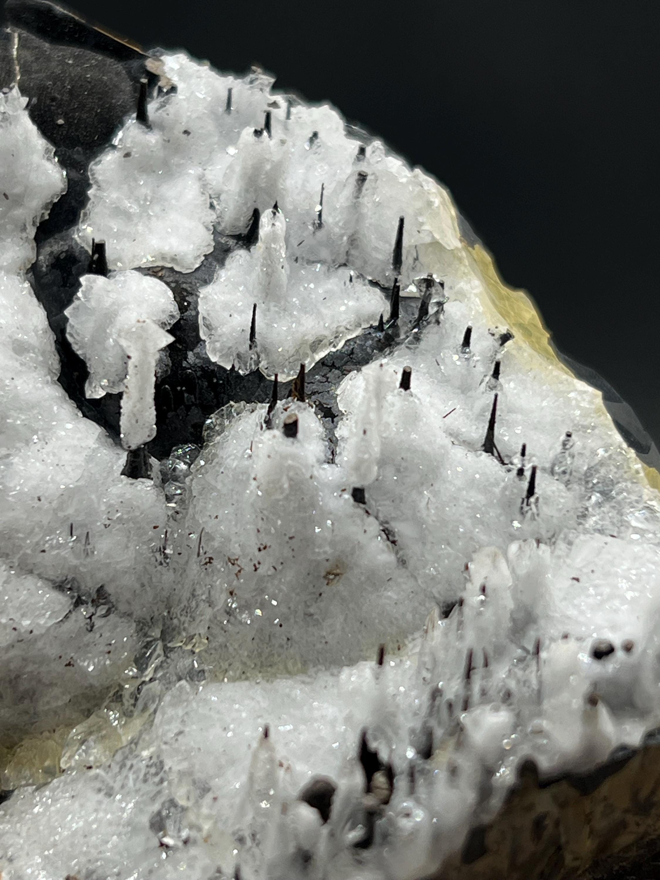 Museum Grade Crystal Calcite On Stalactite Hematite - Crystal Gemstone AE 