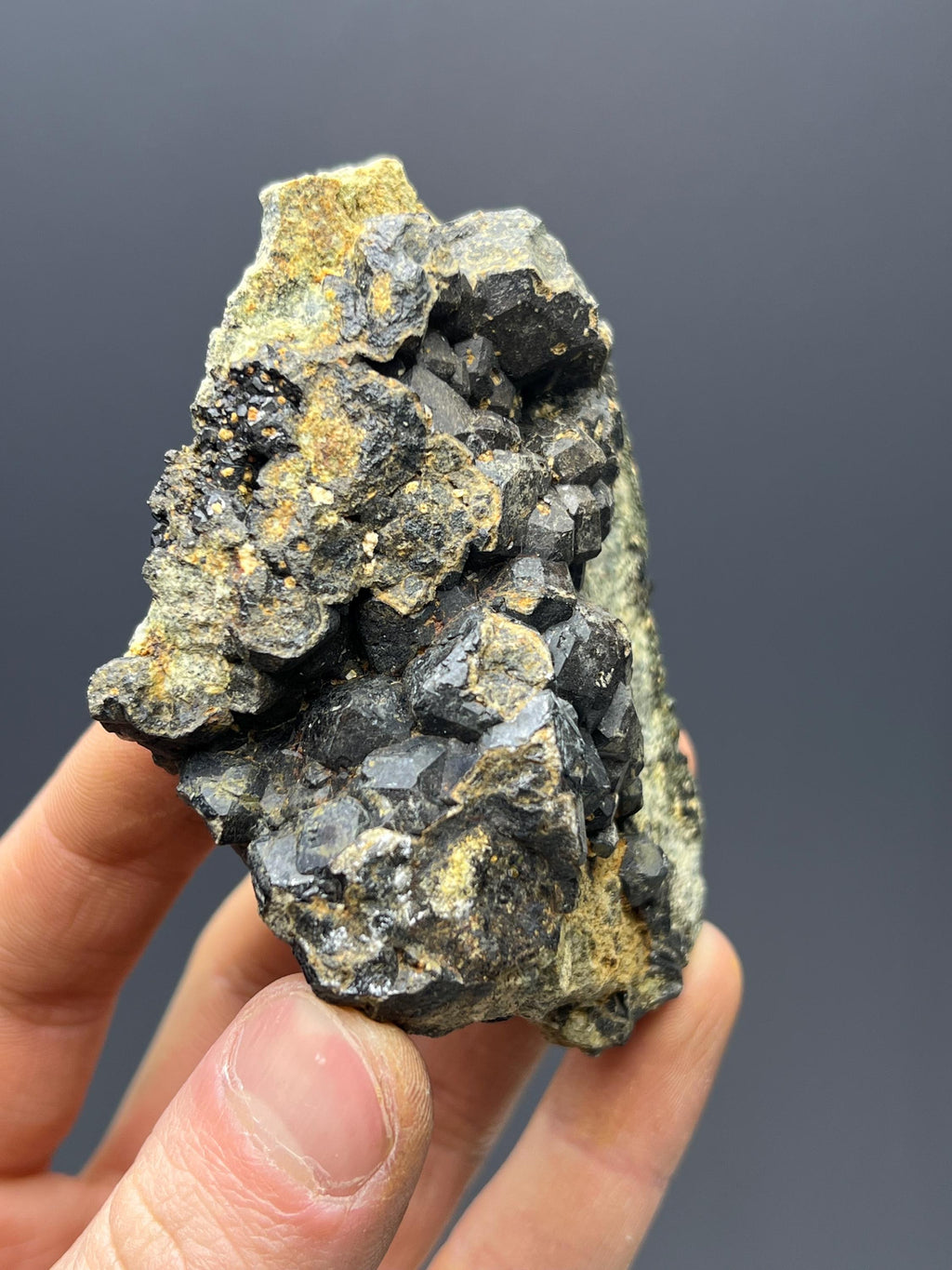 Garnet On Matrix - Crystal Gemstone AE 