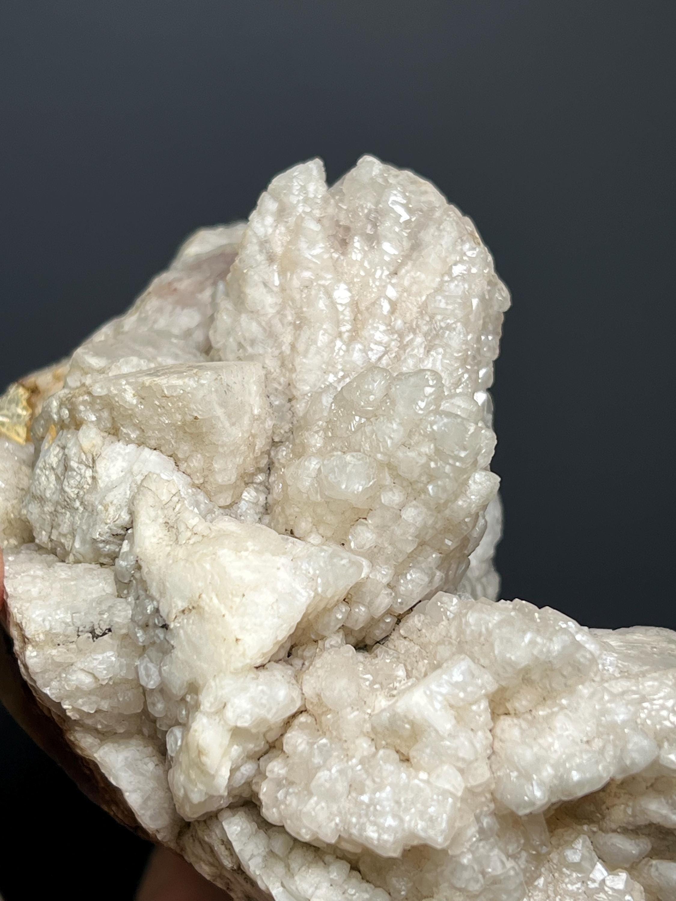Calcite With Pyrite Specimen - Peru - Crystal Gemstone AE 