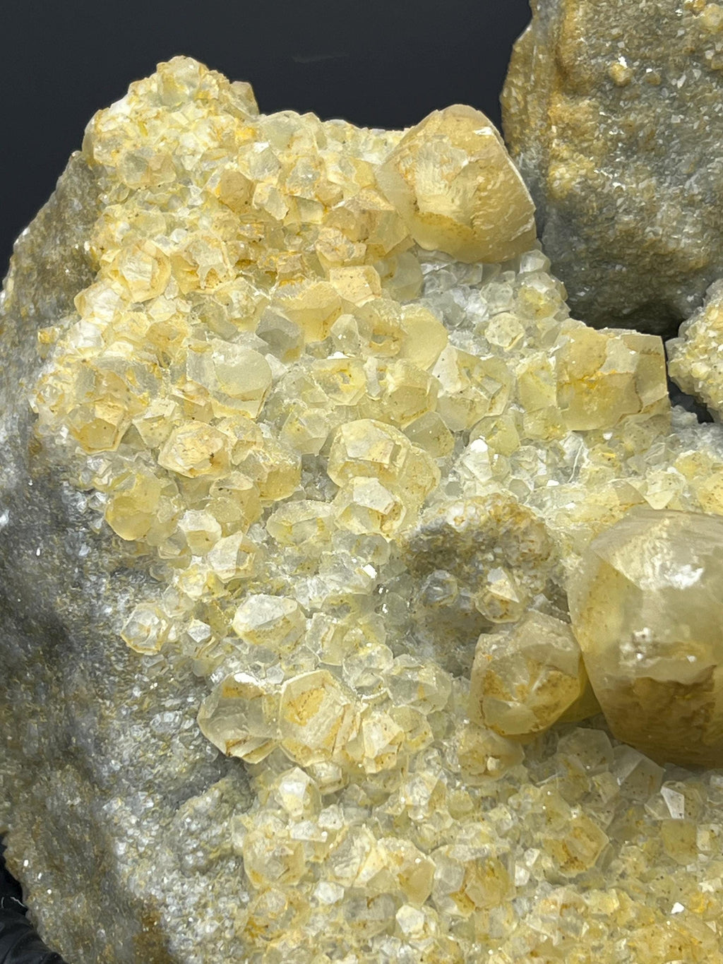 Golden Yellow Crystal Calcite - Crystal Gemstone AE 