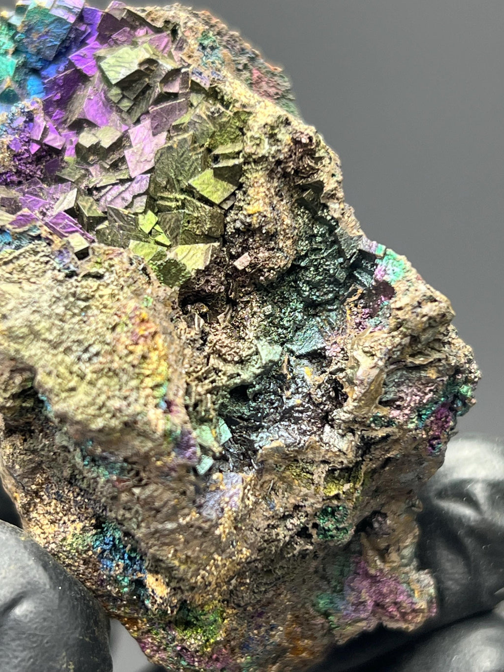 Museum Grade! Colored Alloy Turgite With Iron Siderite - Crystal Gemstone AE 