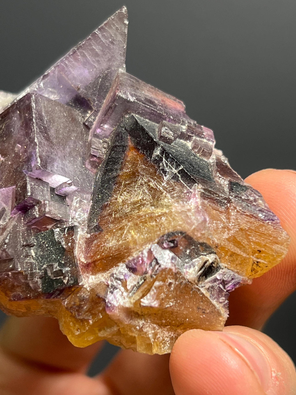 Phantom Fluorite Specimen, 78gram - Crystal Gemstone AE 
