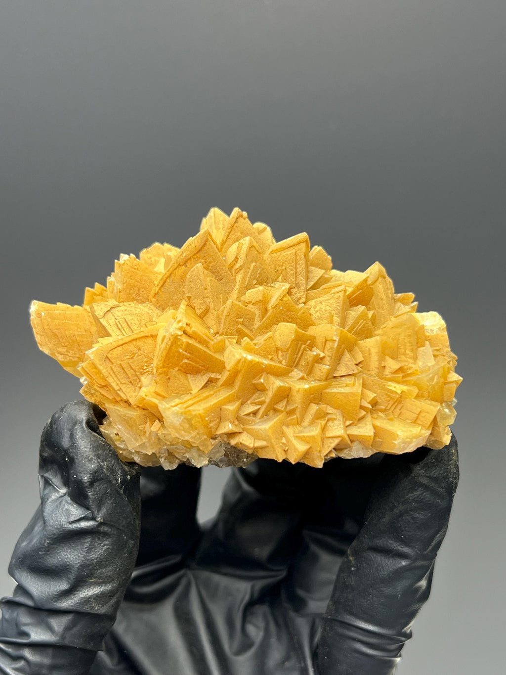 Orange Crystal Calcite Specimen - Turkey Mineral Collection - Crystal Gemstone AE 