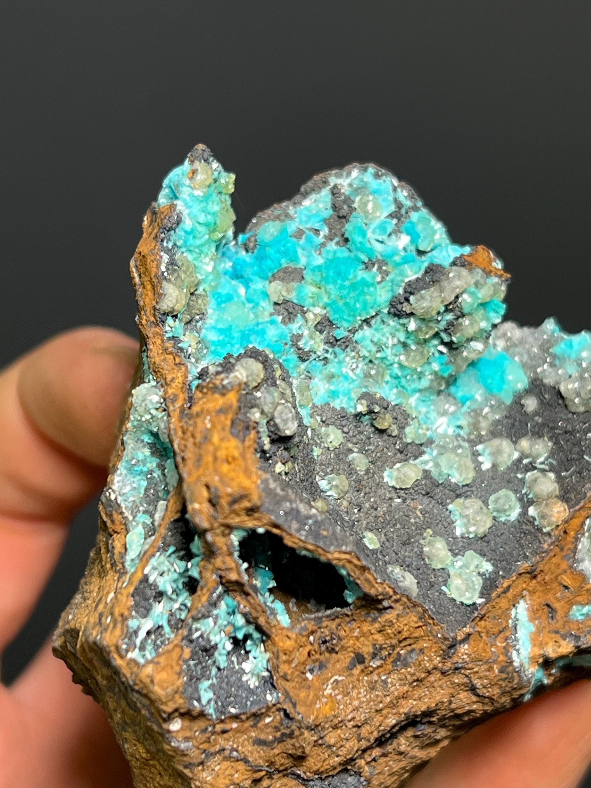 Special Aurichalcite Specimen, 168gram - Crystal Gemstone AE 