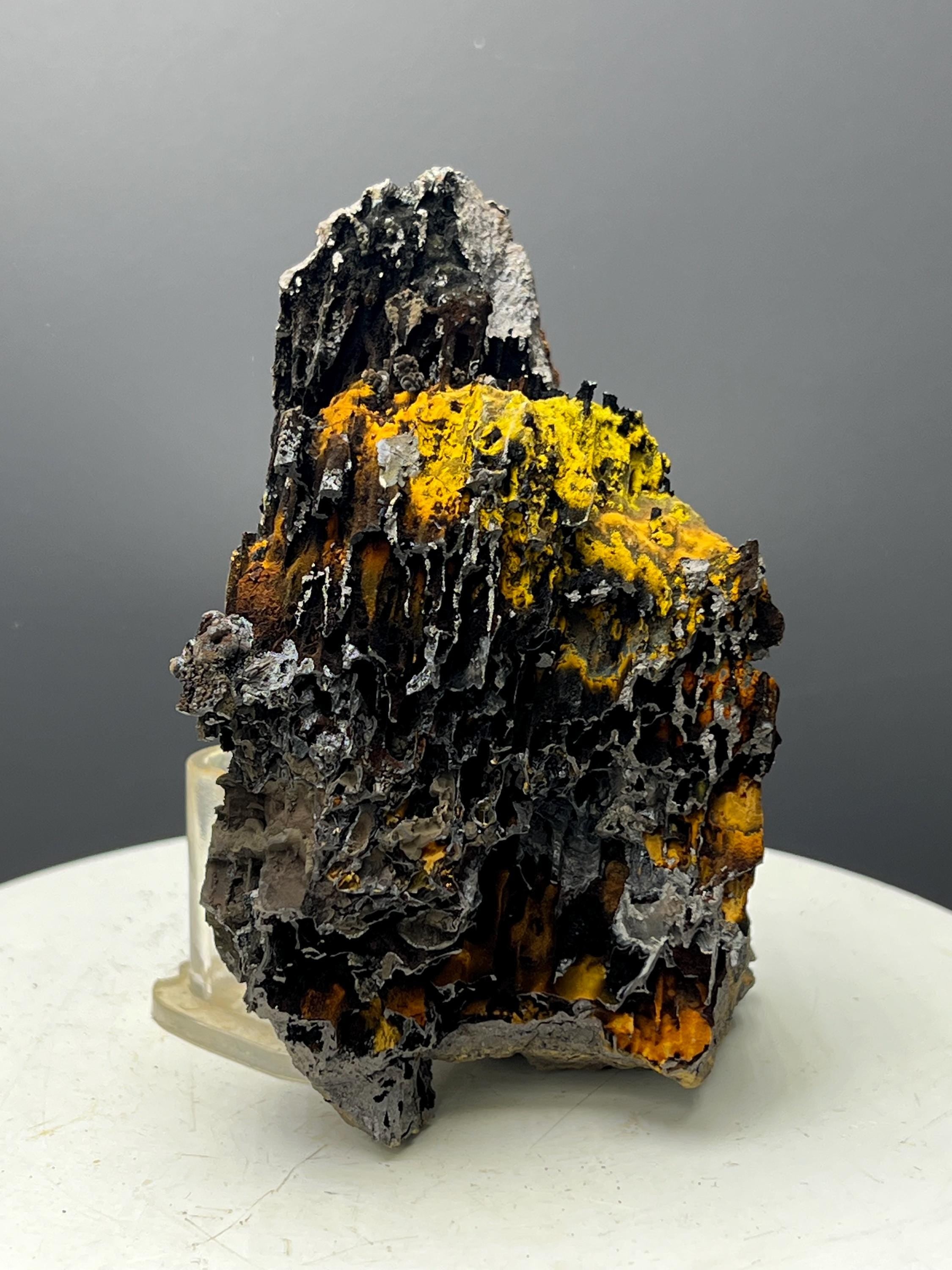 Very Showy, Limonite And Specularite With Stalactite Goethite Specimen, For Special Collection - Crystal Gemstone AE 