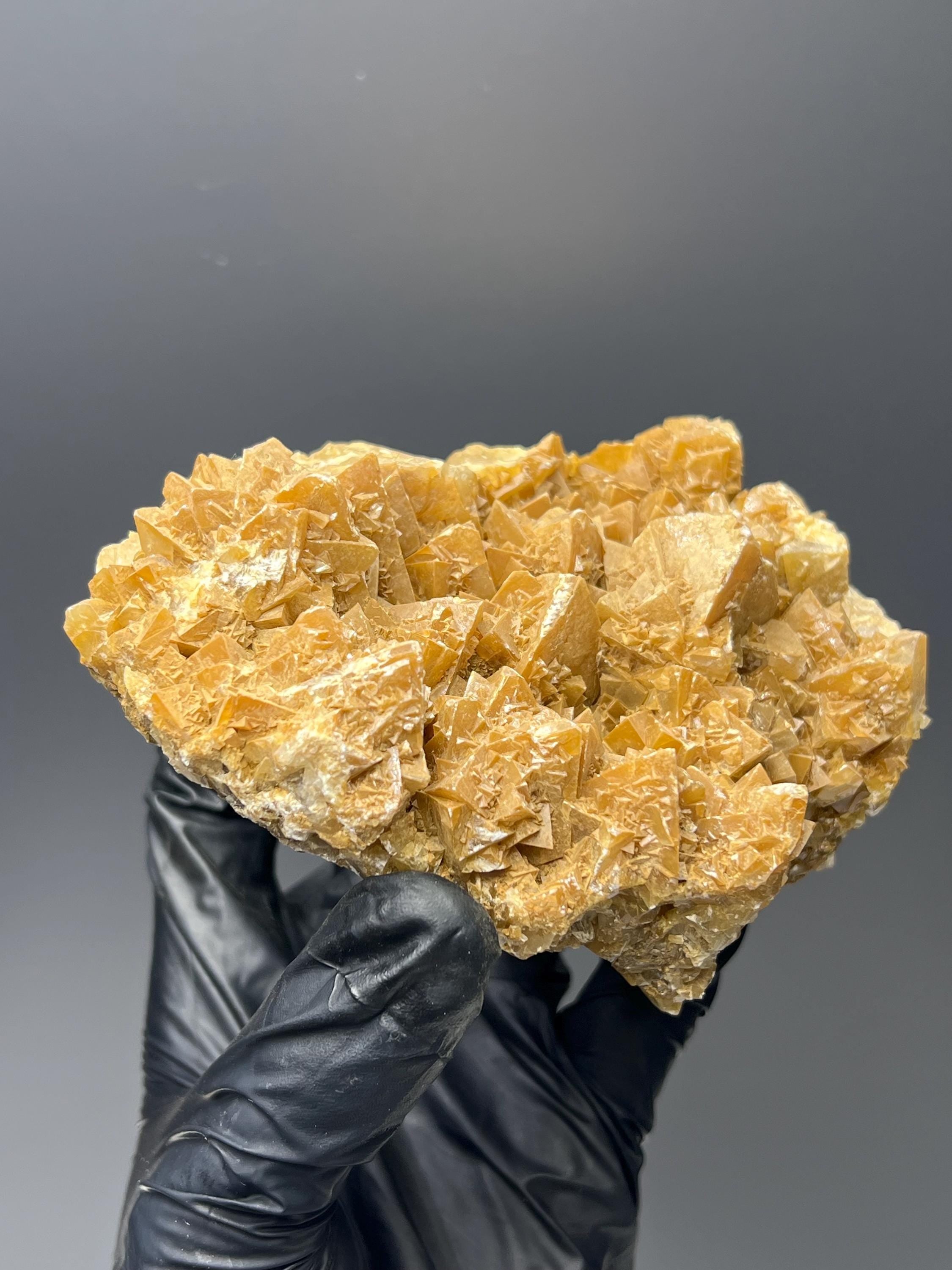 Orange Crystal Calcite from Kayseri, Turkey - Crystal Gemstone AE 