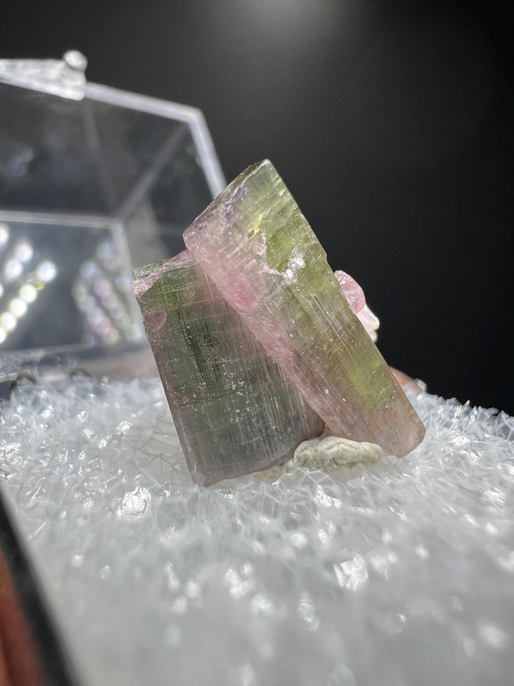 Elbaite Tourmaline Specimen - Crystal Gemstone AE 